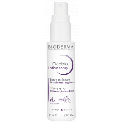 Loción cicatrizante formulada con activos que secan