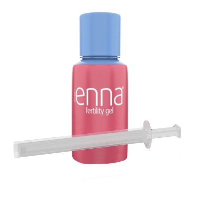 Gel con activos que mejoran la fertilidad y aumentan las propabilidades de embarazo.