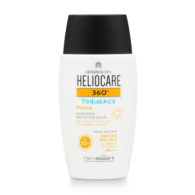 Fotoprotector pediátrico con filtros minerales que además de proteger del sol