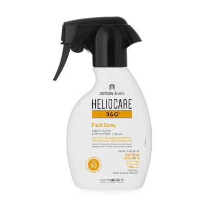 Spray solar de alta protección indicado para toda la familia reduce los signos del fotoenvejecimiento e hidrata la piel.
