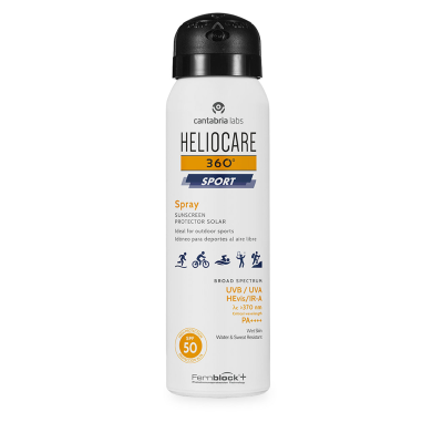 Spray de alta protección solar y textura ligera