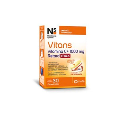 Complemento alimenticio formulado a base de vitmina C que contribuye al funcionamiento del sistema inmune disminuyendo la sensación de cansancio y fatiga.